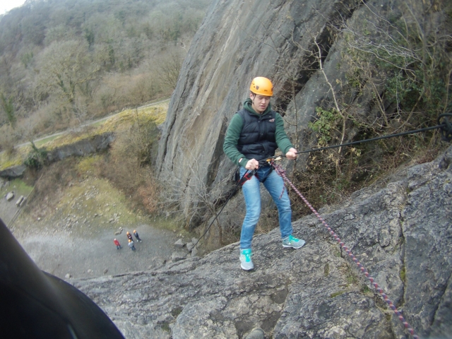  El rappel es un gran desafío
