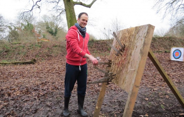 Lanzamiento de hachas en Dorset