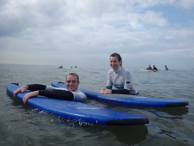 Divertidas aventuras surfeando 