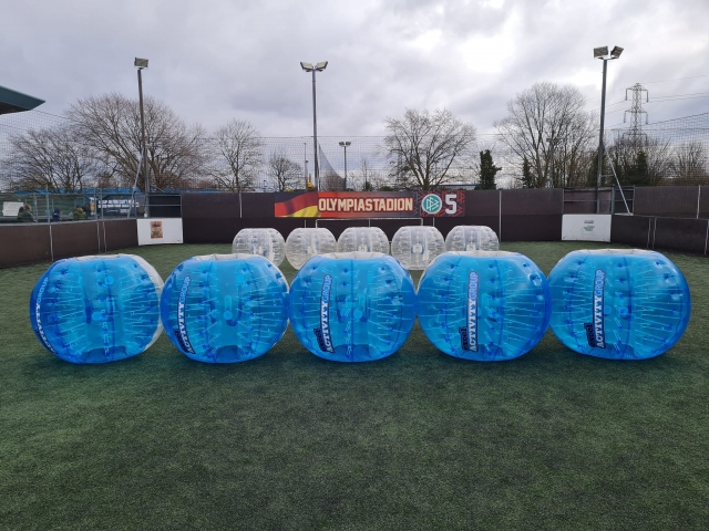  Las burbujas para nuestros emocionados participantes 