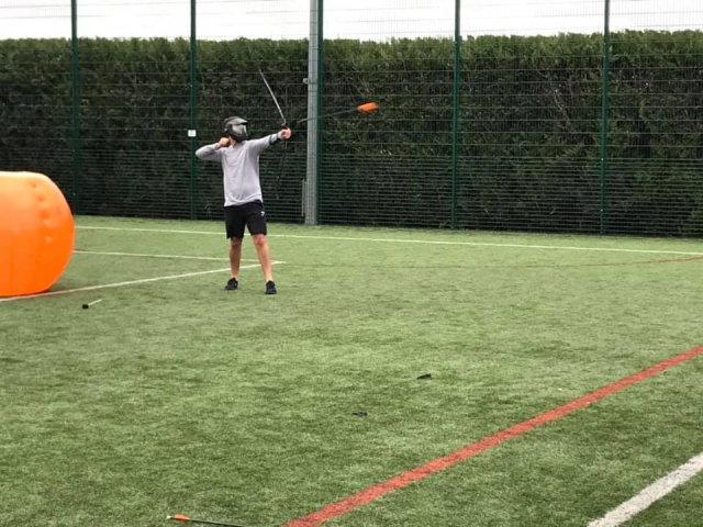  ¡Mostrando habilidades de jalo con arco! 