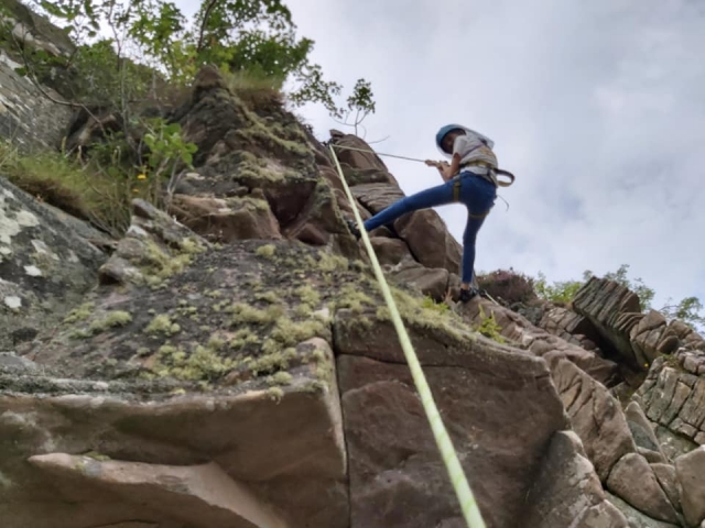  El rappel es súper divertido 