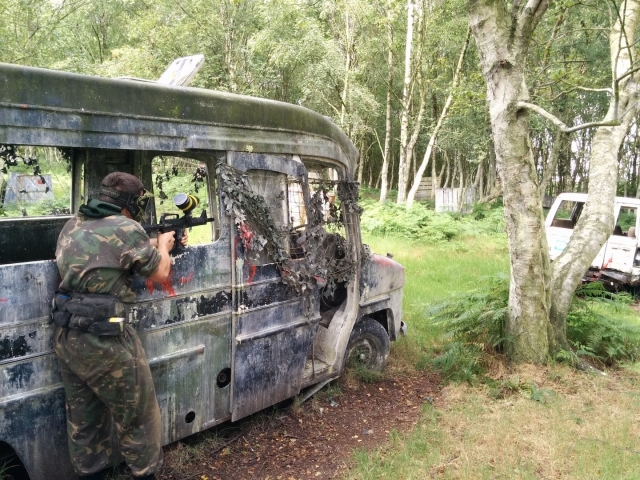  Consigue su partida de paintball