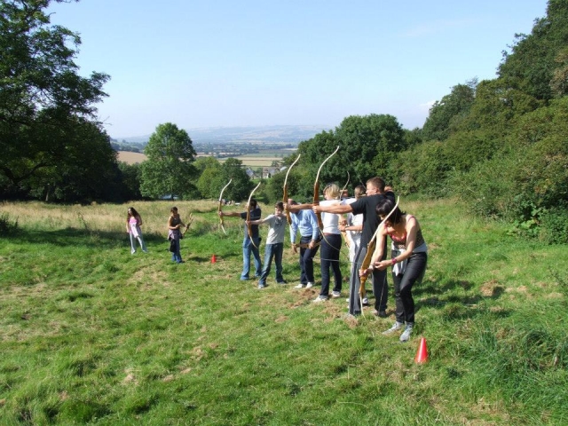  El jalo con arco es muy divertido
