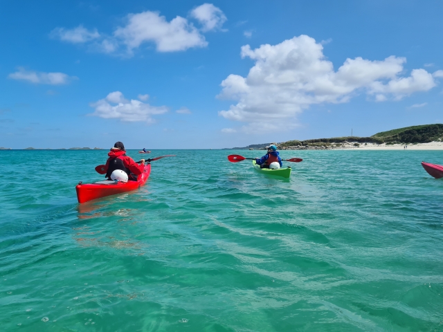  El kayak de mar es muy divertido 