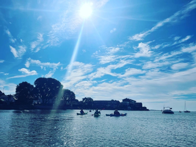  Disfruta de un hermoso momento de remar 