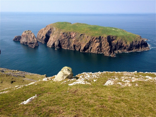  An t-Oileán Glas desde los acantilados 