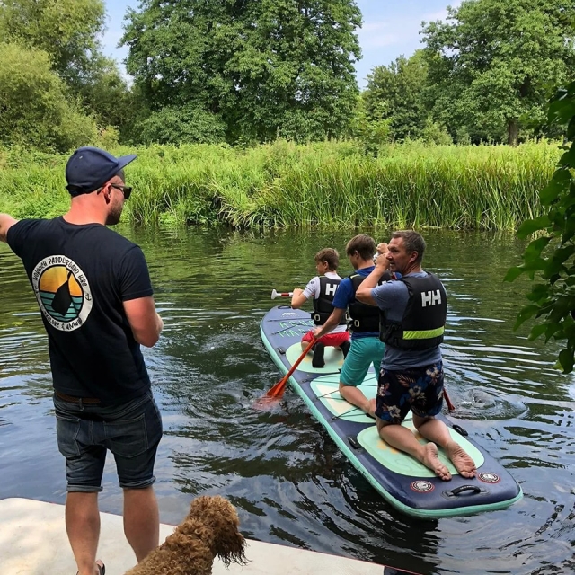 Paddleboarding en tándem 