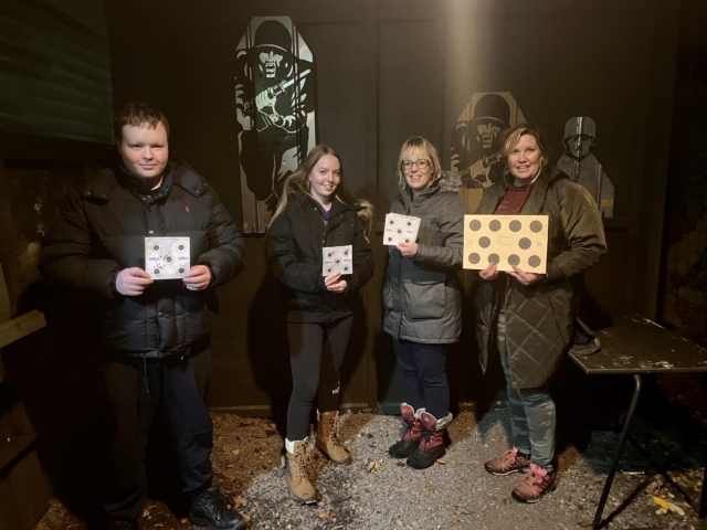  Sesión privada de jalo con carabina de aire comprimido 