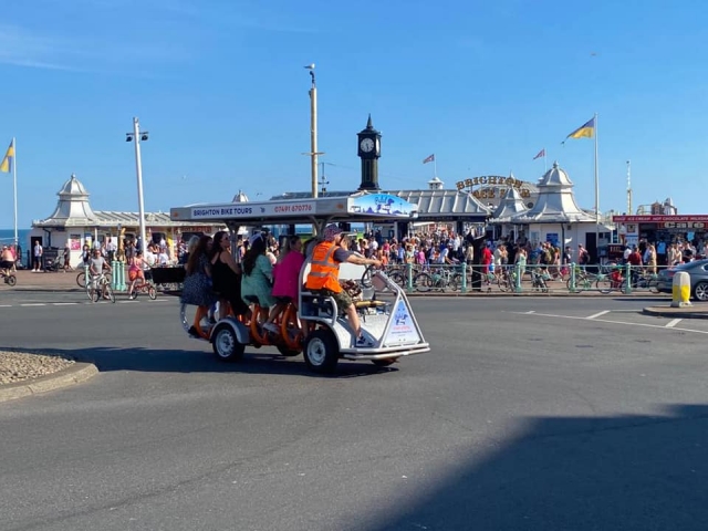 Beer Party Bikes en Brighton 