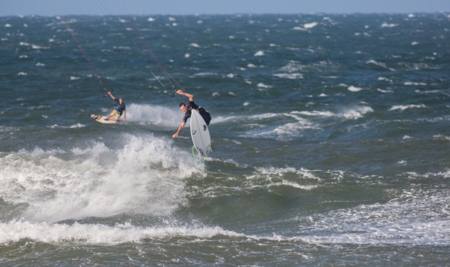  kitesurf con amigos