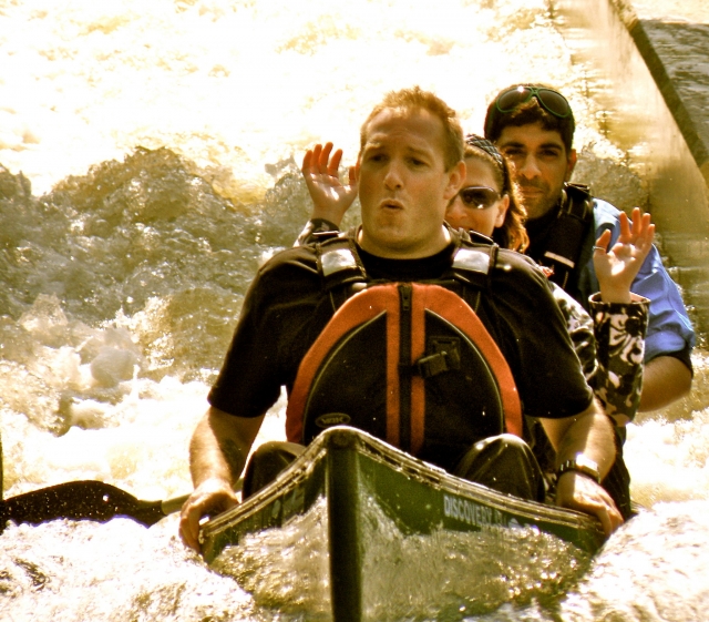 Whitewater en el río Medway