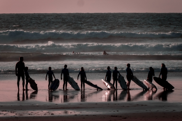  Amigos surfistas 