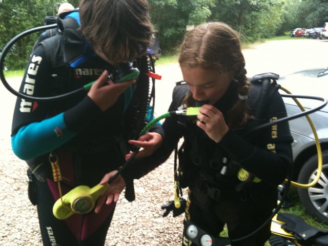 Entrenamiento de buceo