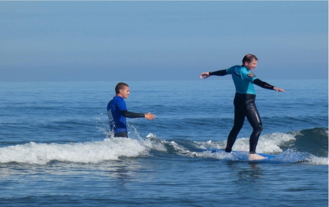  Aprendiendo a surfear 