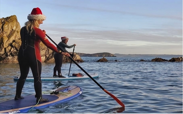 Espírisu navideño de SUP 