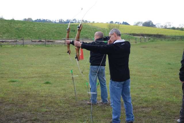  Gran día para practicar jalo con arco