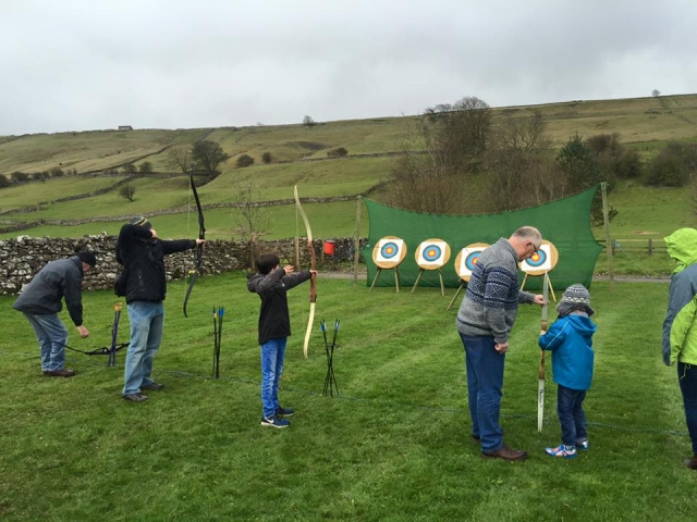 Jalo con arco en Yorkshire Dales 