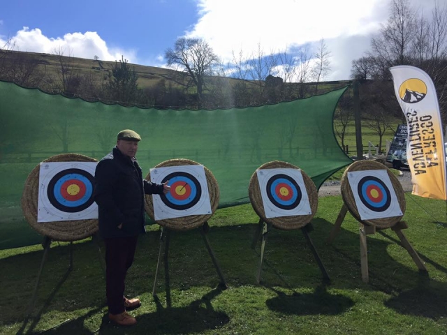 Sesión de prueba de jalo con arco 