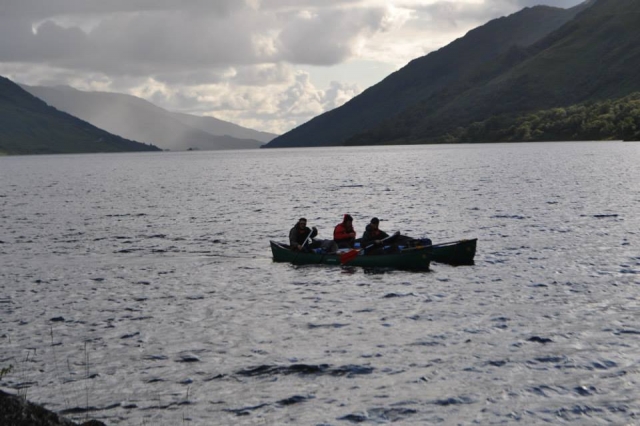 Ambienle relax en los kayaks 