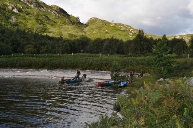  Los kayakistas se sienten relajados 