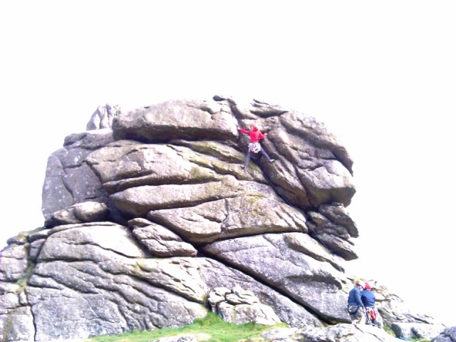 Escaladores en la cima