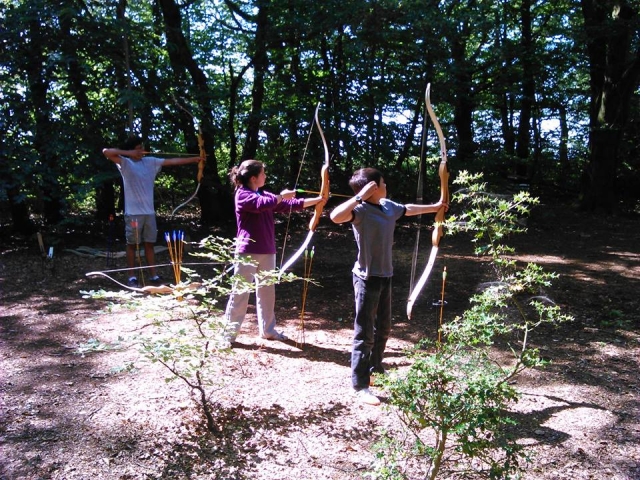  Visitantes practicando 