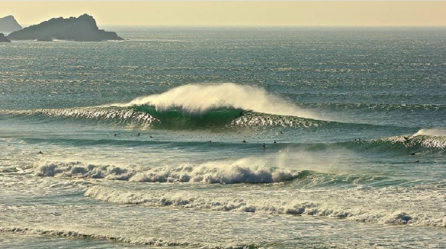 Impresionantes olas de Cornualles 