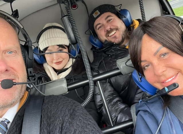 En la cabina con el piloto