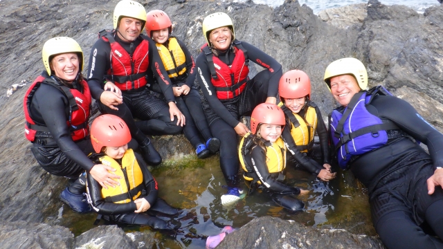  Tiempo de sesión de Coasteering 