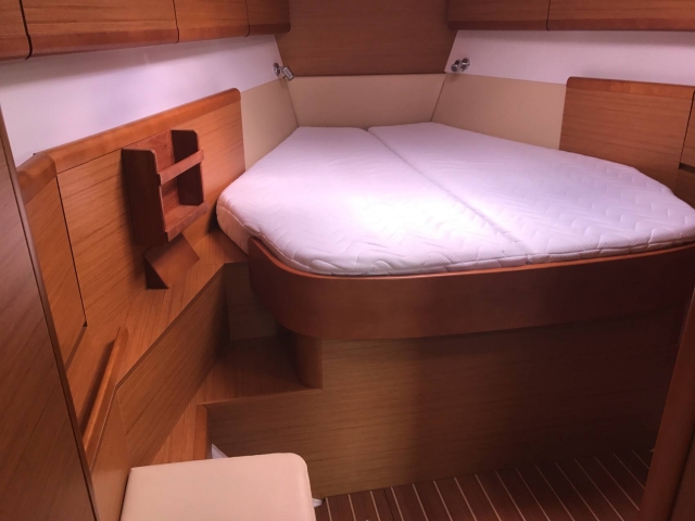 Jeanneau Sun Odyssey 45, uno de los dormitorios