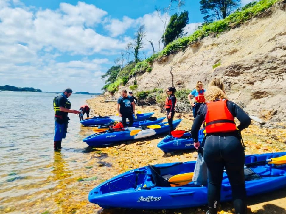  Grupo de kayak