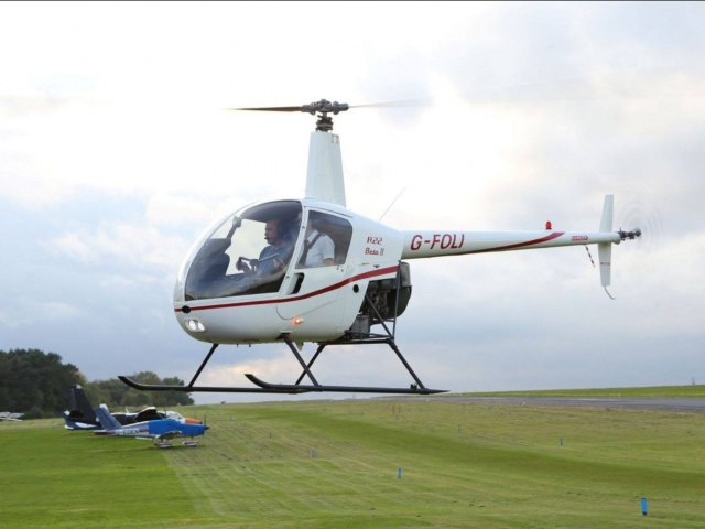 Nuestro helicóptero Robinson R22 