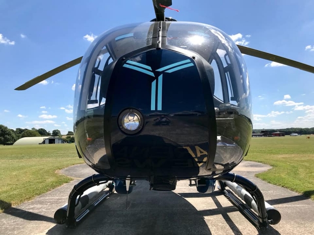 Pbaños en helicóptero en el Reino Unido 