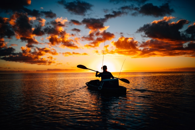  Kayak al atardecer