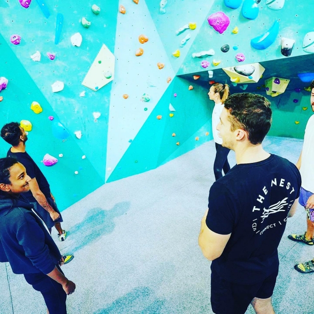 platicando de la escalada 