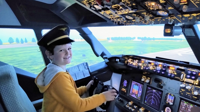  Niños aprendiendo a volar