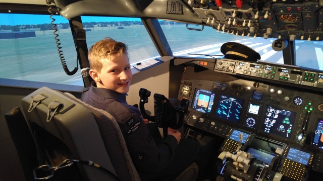  Entrenando para ser piloto en Newcastle 
