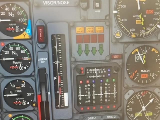  Los mandos del Concorde