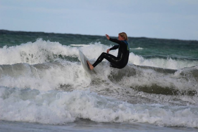 Aventura de surf extremo