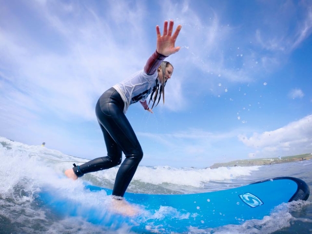 Sesiones de surf en Cornualles 