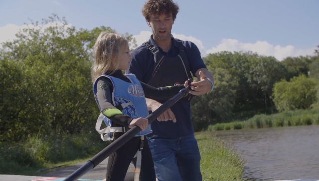 Paddleboarding en familia