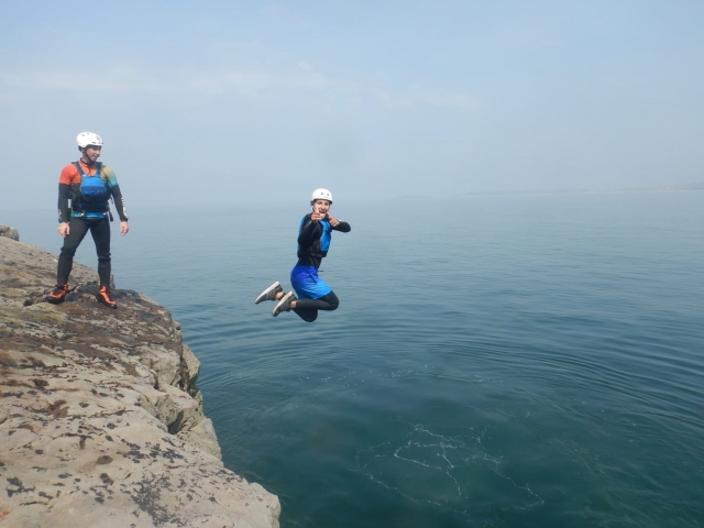 Coasteering con adrenalina