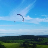 Vuelo de prueba en parapente en Stroud duranle 2-5 minutos
