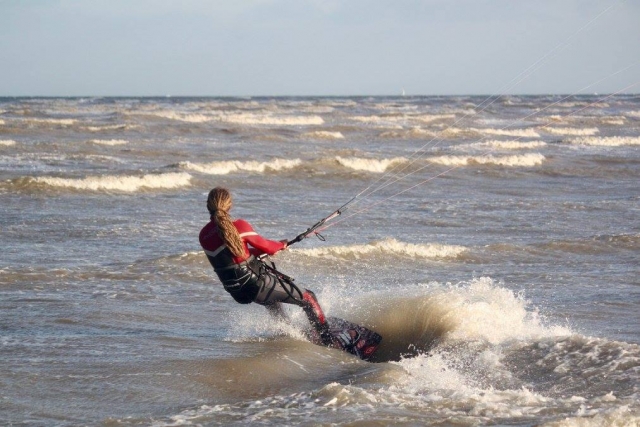  kitesurf en Camber 