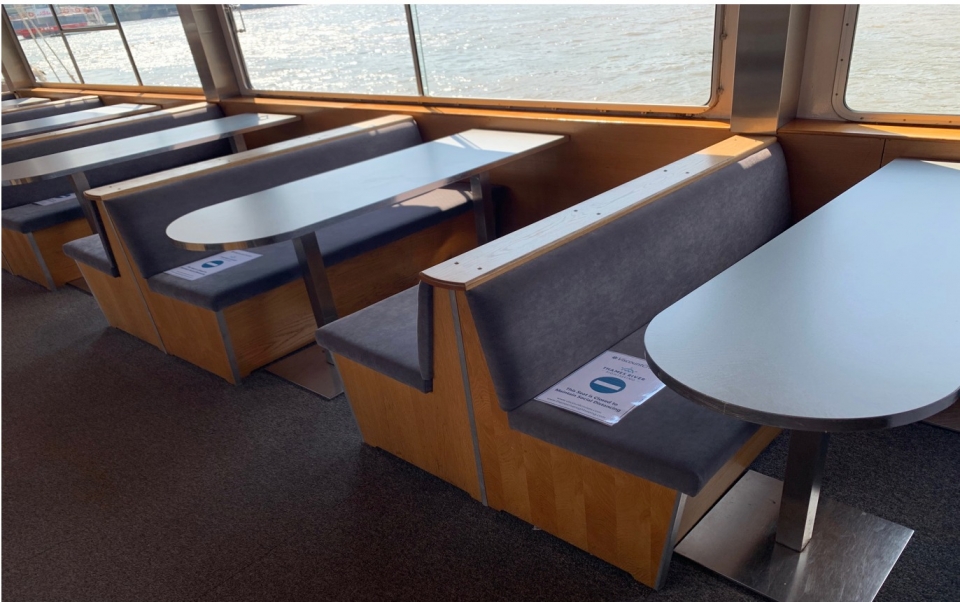 Asientos alternativos en el paseo en barco Asientos alternativos en el paseo en barco