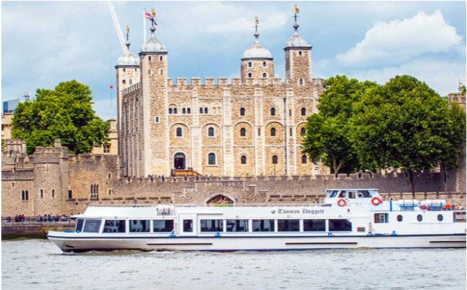  La Torre de Londres vista desde el agua