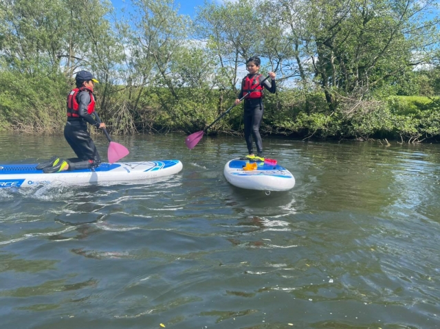  Disfrutando de una sesión de SUP 