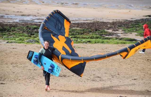  Listo para mi lección de kitesurf 