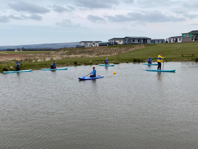  Nuestra alberca de paddle board 